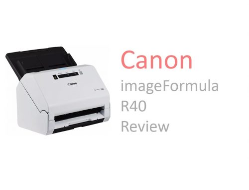 Canon imageFORMULA R40 Office Document Scanner Review